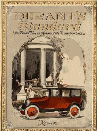 1923 Durant Motors Auto Advertising